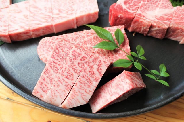 美しいサシの熊本県ブランド牛肉