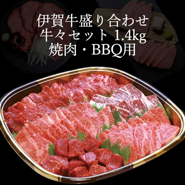 牛肉だけの伊賀牛BBQセット1.4㎏